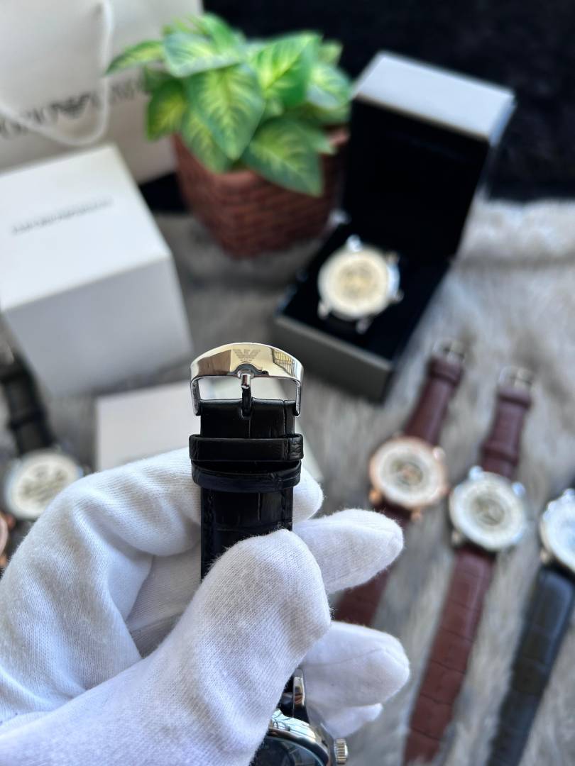 Emporio Arman_i Meccanico Automatic Silver Black W134
