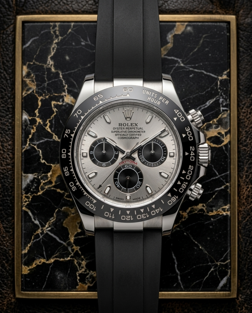 Role_x Oyster Perpetual Daytona Silver White