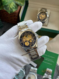 Role_x Skeleton Gold Silver Automatic W215