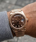 Role_x Oyster Perpetual Day Date Diamond 40 Battery