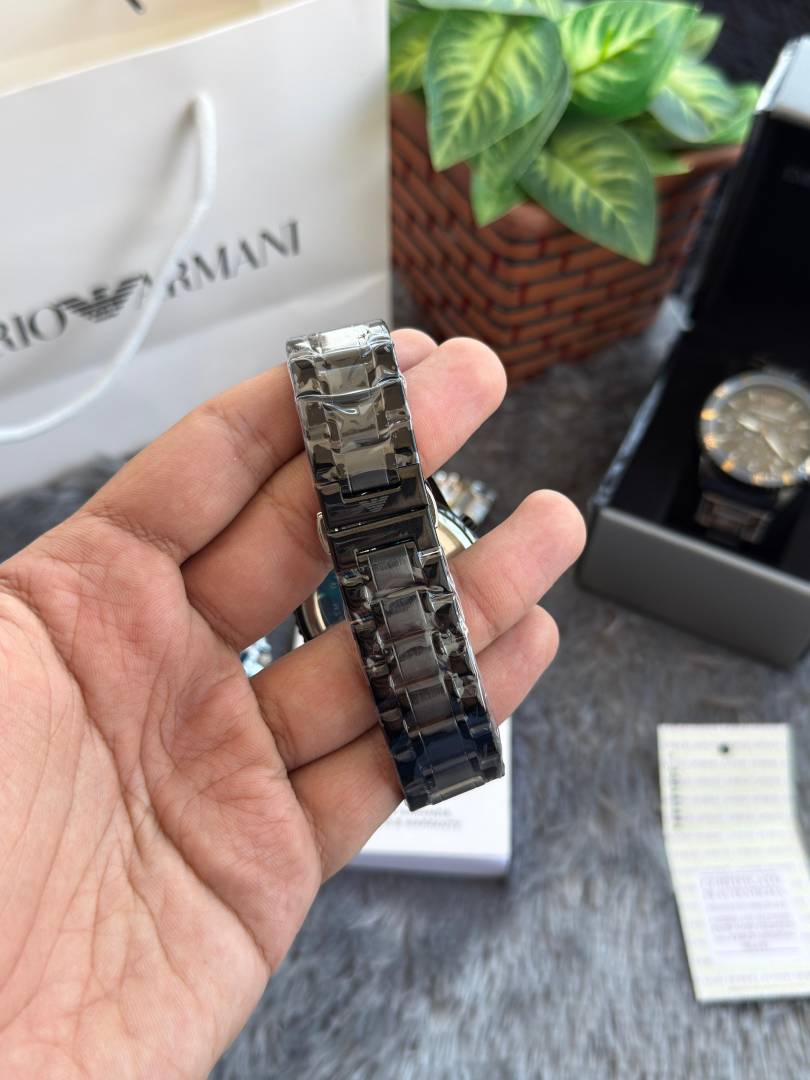 Emporio Arman_i All Chronograph Working Black Gold Premium W236