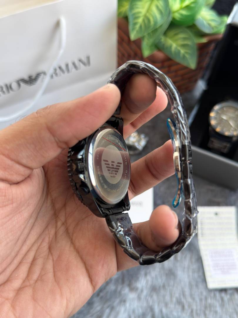 Emporio Arman_i All Chronograph Working Black Gold Premium W236