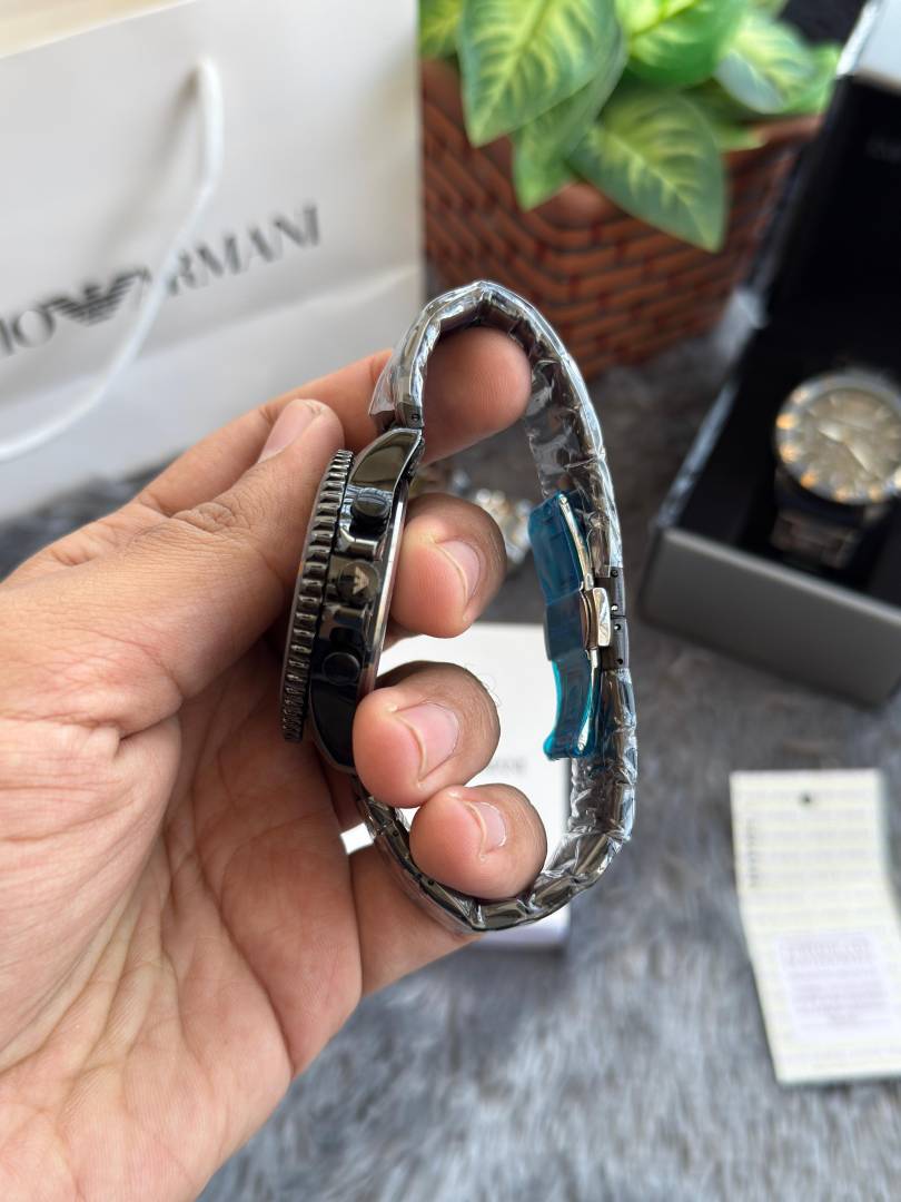 Emporio Arman_i All Chronograph Working Black Gold Premium W236
