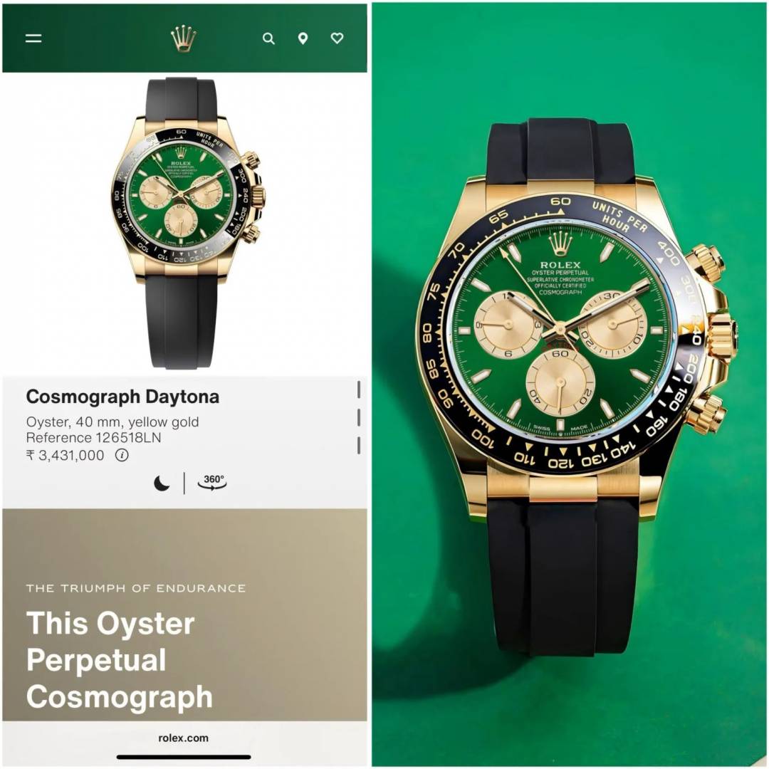 Role_x Oyster perpetual Daytona Chosmograph