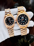 ROLE_X JUST DAY DATE COUPLE WATCH