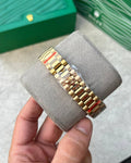 Role_x Oyster perpetual Day Date Automatic Gold-Green