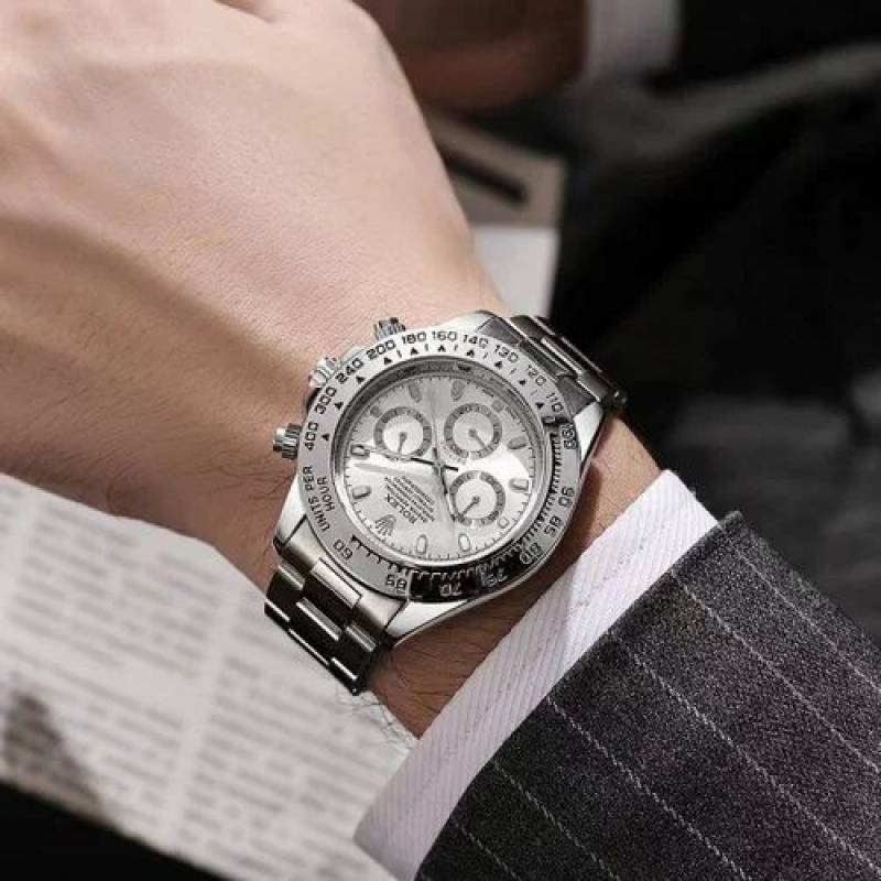 Role_x Oyster Perpetual Daytona Chosmograph Silver-Grey