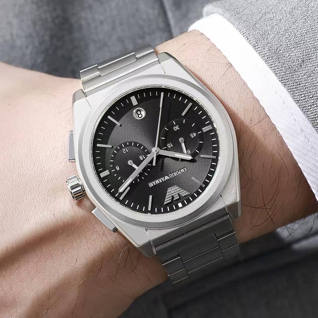 Emporio Arman_i Federico Silver-Black