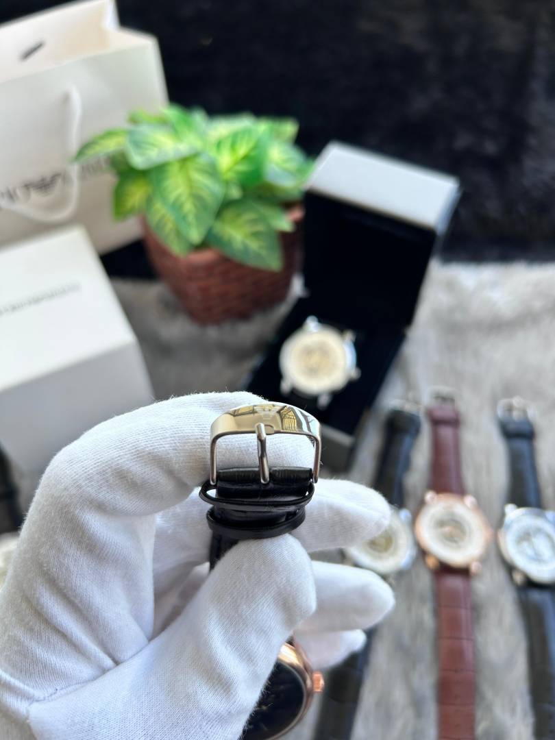 Emporio Arman_i Meccanico Black Silver Automatic W135