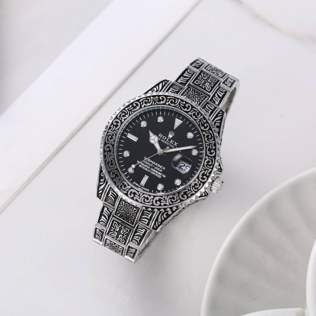 Role_x Oyster Vintage Silver-Black