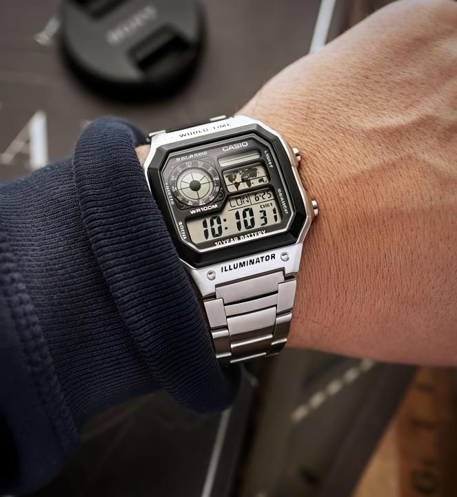 Casio illuminator AE 1200 WHD 1AV J1868