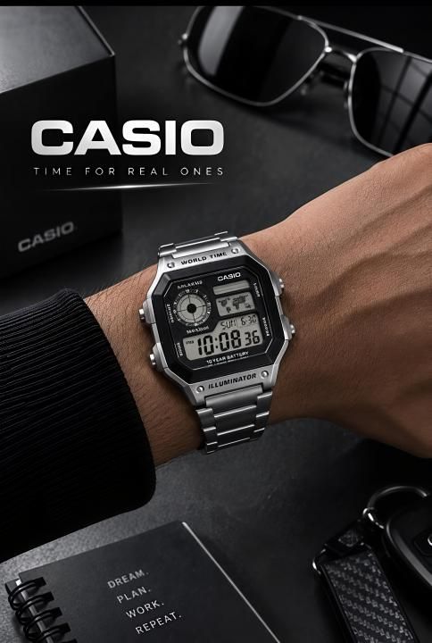 Casio illuminator AE 1200 WHD 1AV J1868