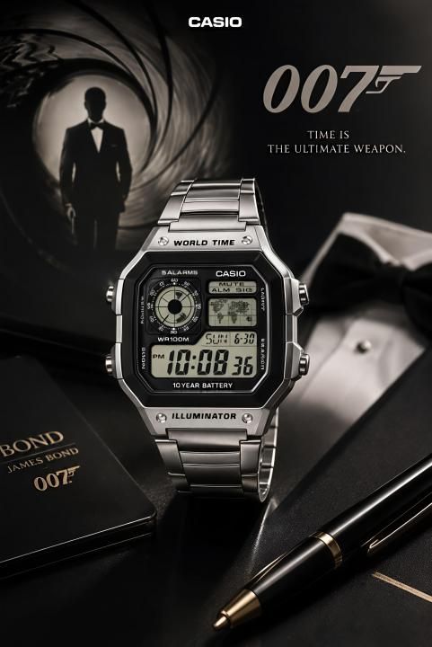 Casio illuminator AE 1200 WHD 1AV J1868