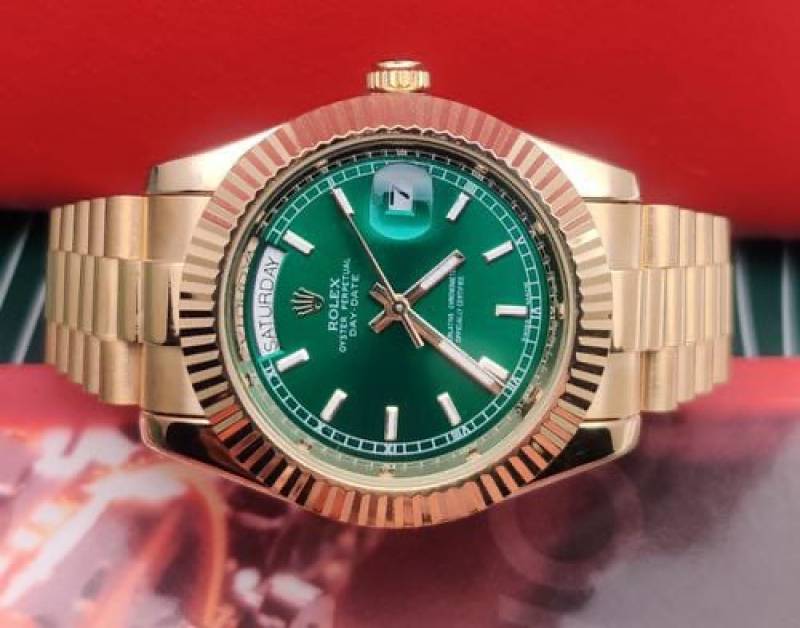Role_x oyster perpetual Day Date 40 rosegold WC531