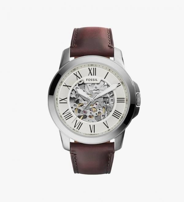 Fossii_l Grant Automatic brown silver white