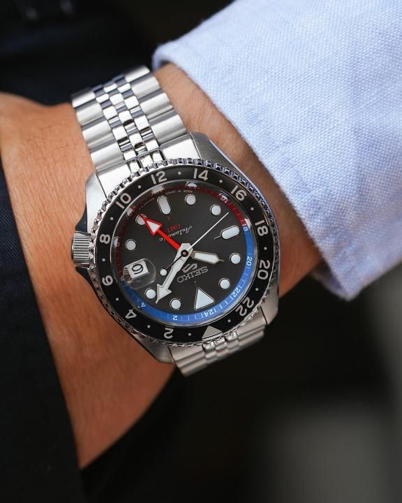 Seik_o 5 Sports GMT Automatic red and blue 3 nidal