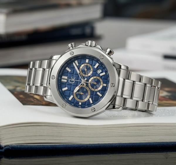 Guess GC collection Brev Silver blue