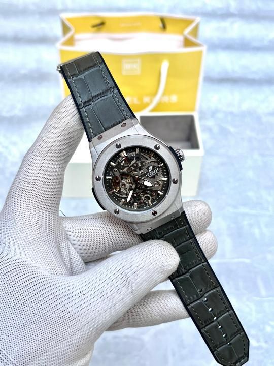 Hublot Grey skeleton auto