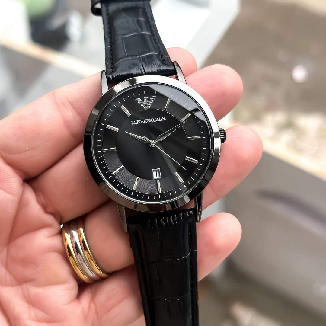 EMPORIO ARMAN_I BLACK MENS WATCH