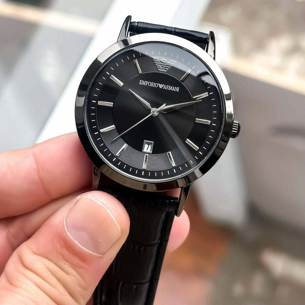 EMPORIO ARMAN_I BLACK MENS WATCH