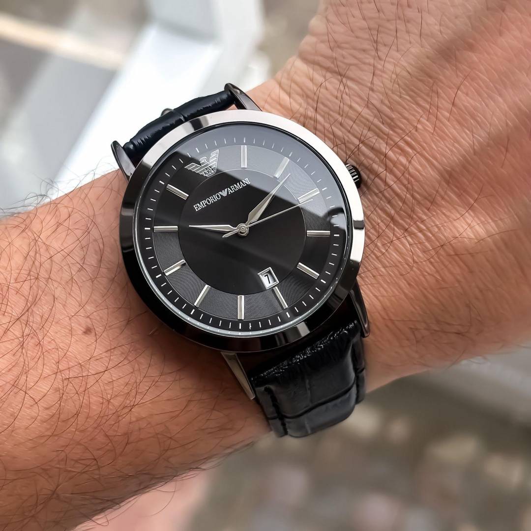 EMPORIO ARMAN_I BLACK MENS WATCH