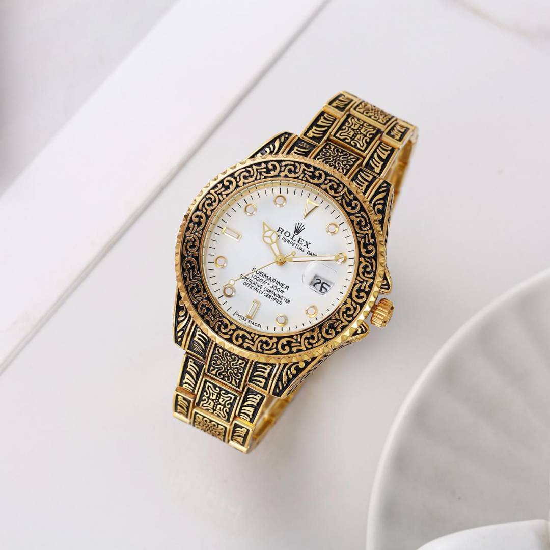 Role_x Oyster Vintage Gold-White