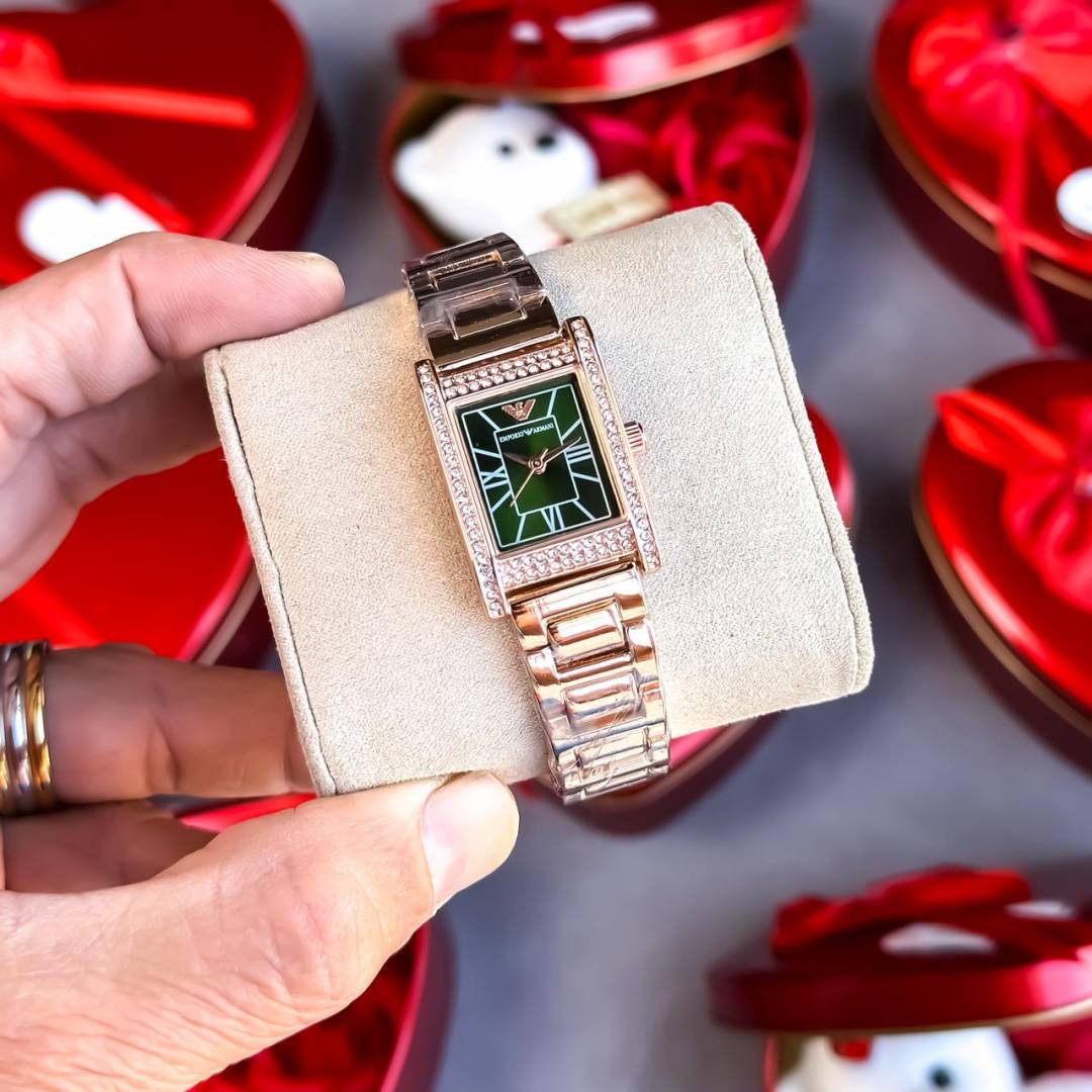 ARMAN_I LADIES ROSE GOLD GREEN