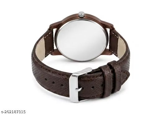 Stylish Leather Belt Gift Analog Watch